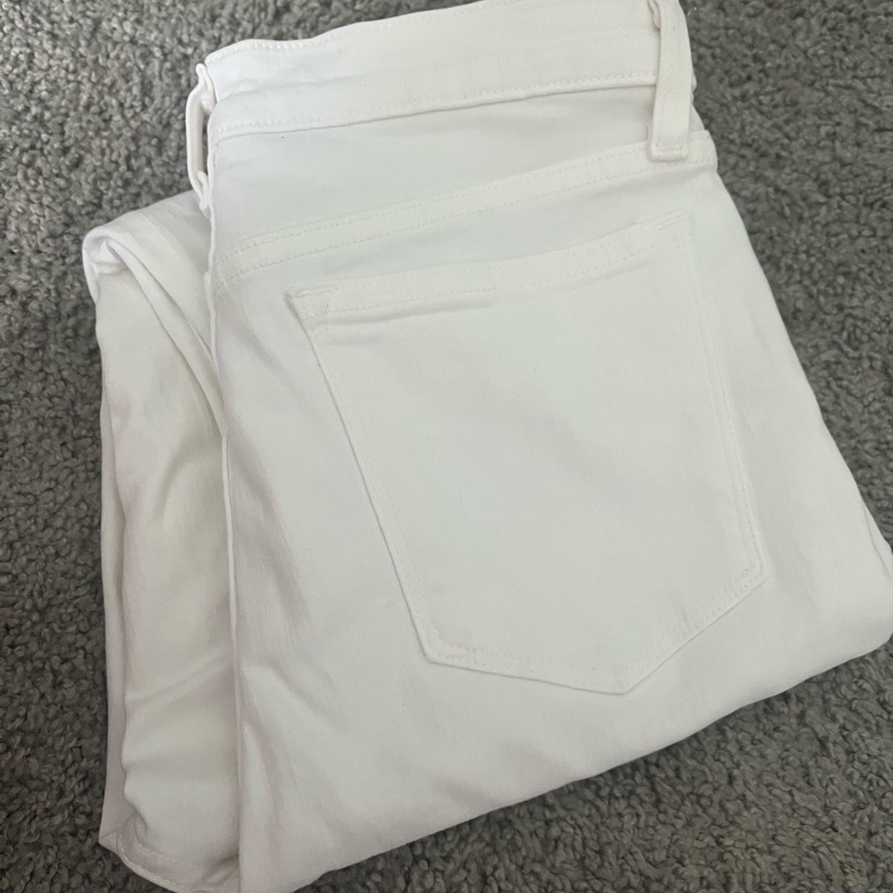 EUC J. Crew Ladies White Jeans size 29